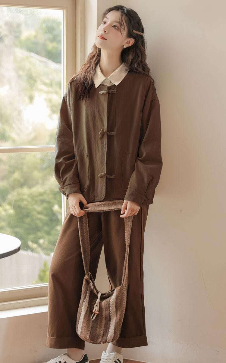 Product Introduction of Áo Sơ Mi Dài Tay Phong Cách Preppy Phong Cách Nhật Bản, Áo Sơ Mi Rộng Thường Ngày Bên Trong, Áo Bất Đối Xứng Hàng Mới Về Cho Mùa Xuân, Mùa Thu Và Mùa Đông Năm 2025 15