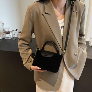 กระเป๋าสะพายข้าง สไตล์เรโทร สำหรับผู้หญิง สีฝ้า กระเป๋าถือผู้หญิง เหมาะสำหรับทำงาน ขนาดเล็ก ขายดี