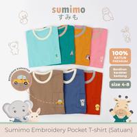 Gambar Sumimo Embroidery Pocket T-Shirt (Satuan) - Pink Rabbit, 7 dari Sumimo Kota Administrasi Jakarta Barat 1 Tokopedia