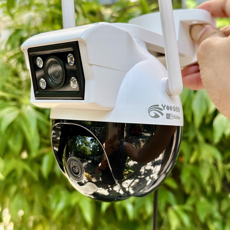 Camera Ngoài Trời Wifi 2 Mắt YOOSEE G36 12Mpx Xoay 360 Độ- Đàm Thoại 2 Chiều Ban Đêm Có Màu, BÁO ĐỘNG CHỐNG TRỘM