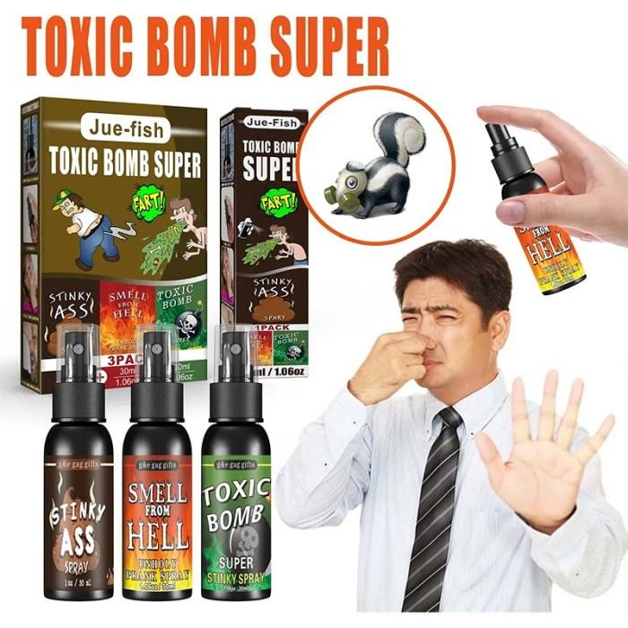 30ml Fart Spray Mainan Kentut Semprotan Bau Tai Alat Prank Mainan Aneh ...