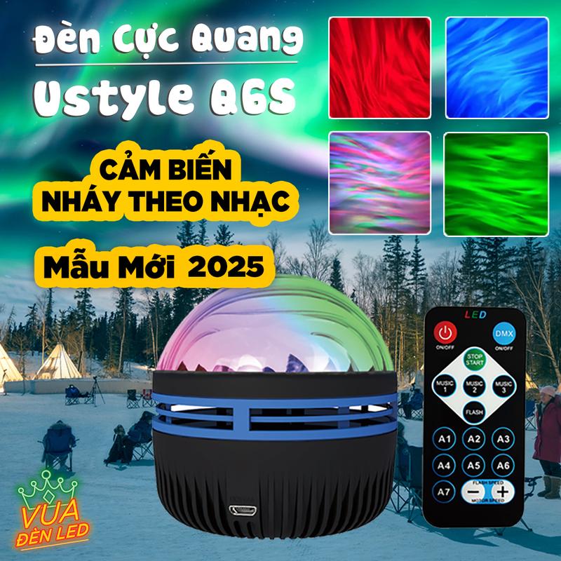 Đèn GALAXY Cực Quang UStyle Q6S Chiếu Bầu Trời Cực Quang Trang Trí, Decor Phòng Ngủ, Điều Khiển Từ Xa