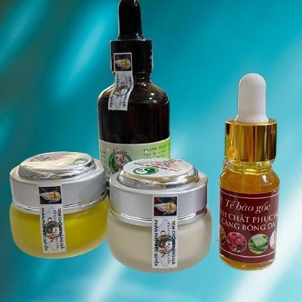 Bộ tái tạo đông y gia truyền Cụ Điện - Chữa mụn, nám, tàn nhang, đồi mồi, lỗ chân lông to, da yếu, mỏng- ngừa mụn bộ dụng cụ chăm sóc da