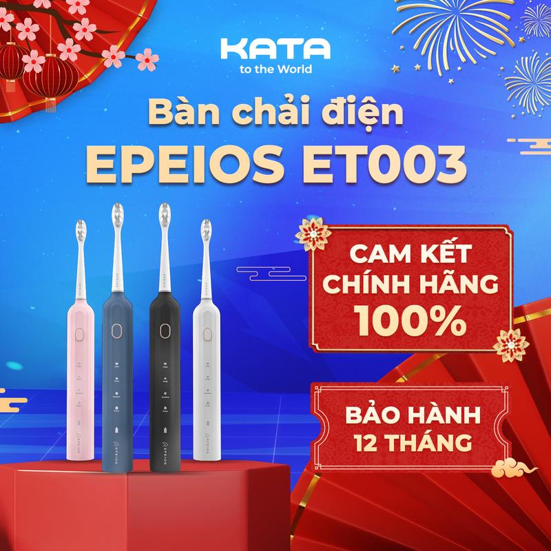 Bàn chải điện EPEIOS ET003 thương hiệu Nhật Bản | KATA TECHNOLOGY