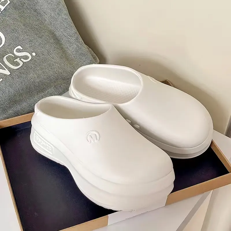 Muse giày Sandals Nữ Sandals Ngón Chân Cái Trắng Nền Đế Chống trượt EVA Chiều cao Mềm & Gia Cố 123102