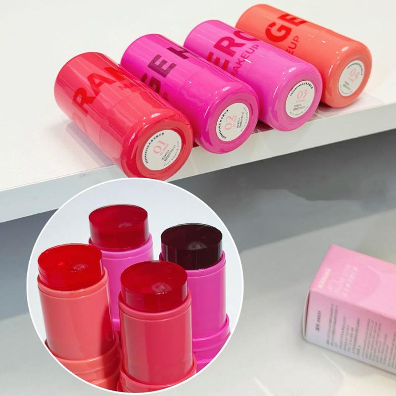 Product Introduction of 4 Colors Jelly Blush Stick Long Lasting Multi-use Cheek Lip Moisturizing Blusher Brightening Skin Makeup Cosmetics 33