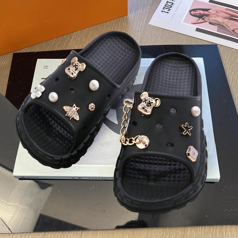 Product Introduction of Socany Sandal Wanita Jelly Fuji Motif Wanita Slip-On Kartun EVA Sandal Wedges Wanita Empuk Rumahan Size 36-41 23