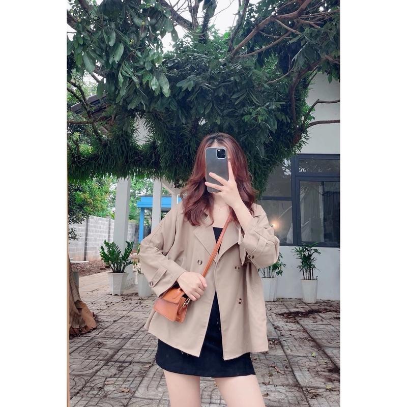 Áo Khoác 1 lớp Mỏng nhẹ mang mát, khoác thời trang k nên đi nắng Jacket nữ 6