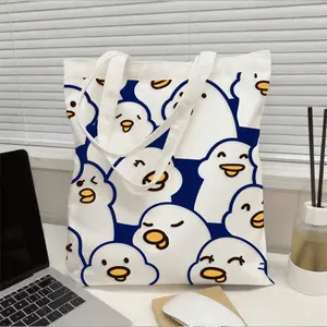 TOTEBAG LUCKY-TOTE BAG WANITA MODEL TERBARU BAHAN TEBAL PAKAI RESLEING, it also comes with a colorful smiley face design.