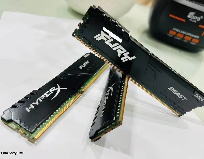 Ram PC 8GB 2400Mhz DDR4 Kingston Fury  Beast Tản Nhiệt Thép New - Bảo hành 3 năm 1 đổi 1 1