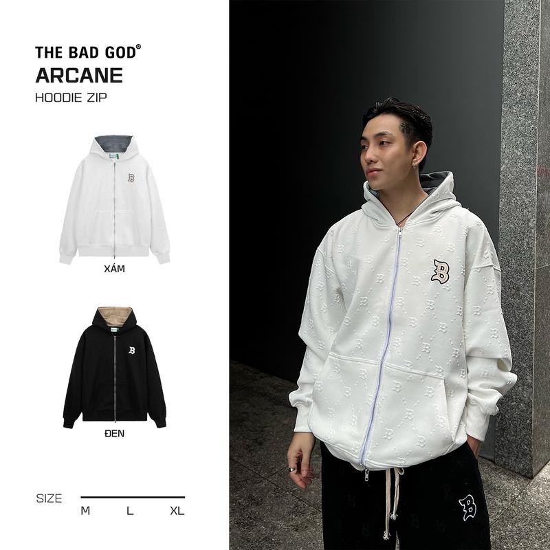 Áo Hoodie Zip THE BAD GOD ARCANE - Menswear A00016