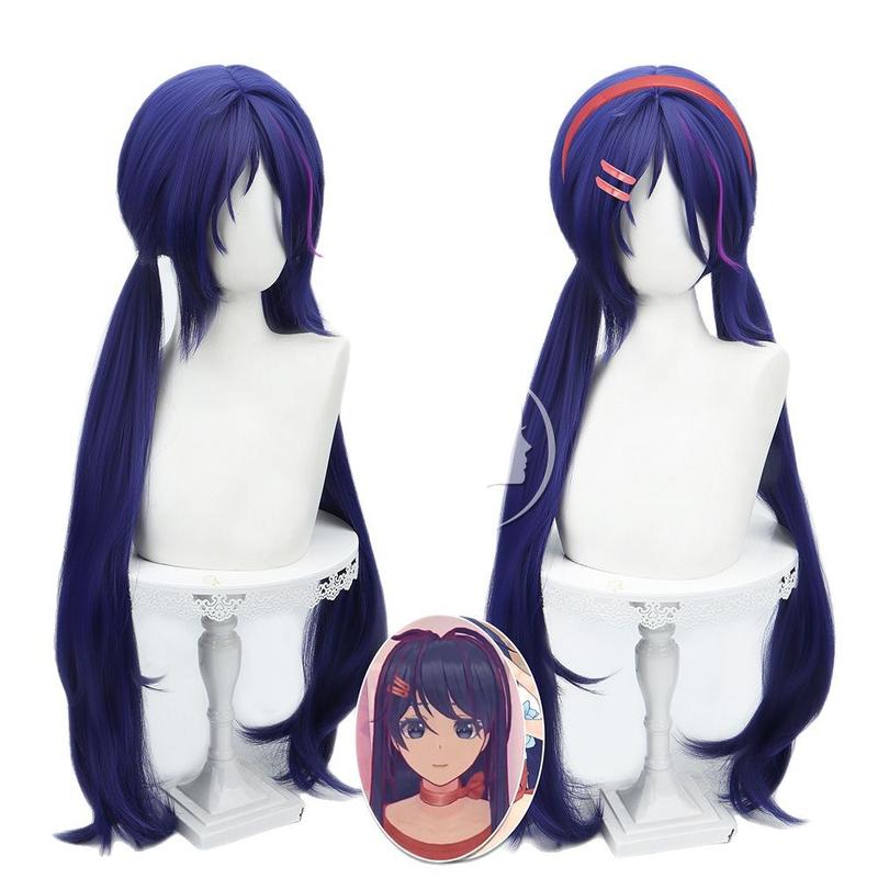 Tóc Giả Cosplay Ma Nữ Saibo, Mita, Da Đầu Mô Phỏng, Tóc Đuôi Ngựa Đôi, Có Dây Buộc, Nhiều Sự Lựa Chọn tóc  giả  ngắn  bạch  kim toupee  hair tóc  giả  jsol 4
