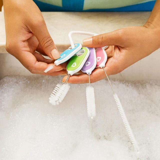 Munchkin Details Bottle & Cup Cleaning Brush Set 3