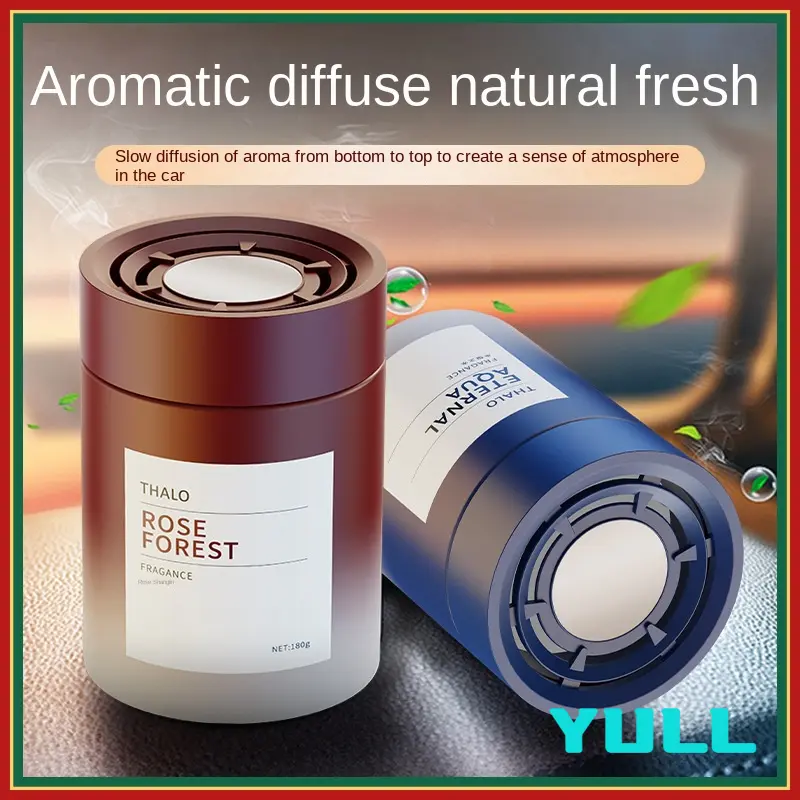 Xiaohongshu Wholesale Car Air Freshener Luxury High-end Long-lasting Diffuser Car Gel Flameless Air Freshener for Men