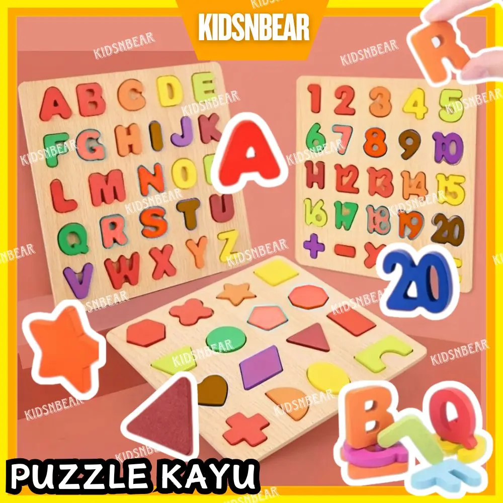 Mainan edukasi anak | Puzzle anak | Puzzle kayu edukasi anak | Mainan Anak Wooden Puzzle | 300-puzzle kayu 3d