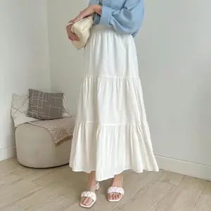 J-ZEM Rok Susun CANDA TUTU Skrit 3 Bahan Rayon Premium Tebal Premium Nyaman & Stylish /Rok Wanita Korean Style/Rok Susun//Rok Rempel/Rok Ruffle/Rok Ootd Wanita Kekinian/Rok Wanita Elegan Karet Panjang regular Casual rok susun korean style rok  rayon twill