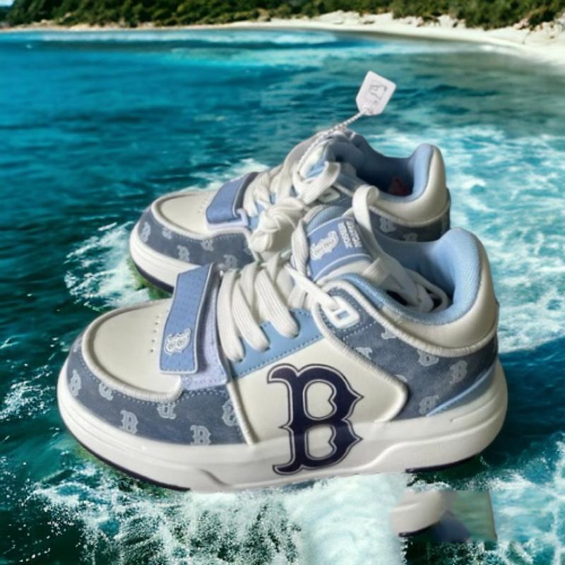 Giày thể thao MLBI Mid Xanh - Giày thể thao nữ đế cao thời trang,sang trọng Sneaker Shoes 5