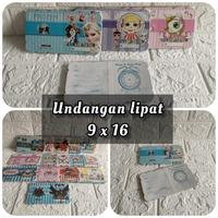 Gambar Undangan ultah anak karakter /undangan ulang tahun - 9x16 (sedang) dari Anugrah Plastik_NEW Kota Surabaya 1 Tokopedia
