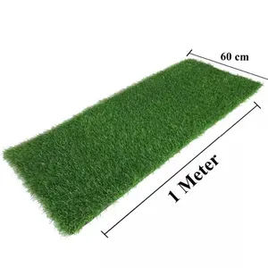 Rumput sintetis swiss tebal 3cm ukuran 100 x 60 cm /rumput sintetis murah /rumput sintetis meteran Green