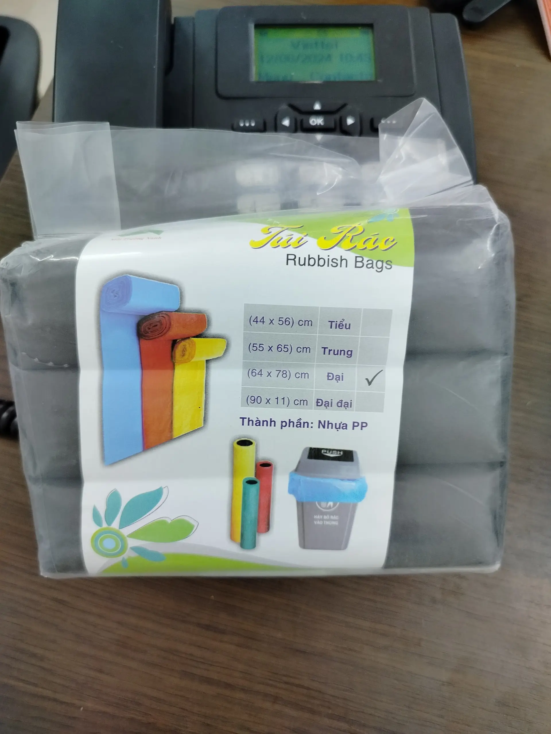 Set 3 cuộn Túi đựng rác tự phân hủy đủ các size Tiểu Trung Đại - Trash Bags