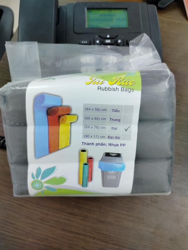 Set 3 cuộn Túi đựng rác tự phân hủy đủ các size Tiểu Trung Đại - Trash Bags