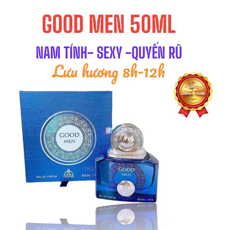 NƯỚC HOA NAM GOOD MEN XANH GOOD CHARME 50ML Perfume Cosmetic Mỹ Phẩm