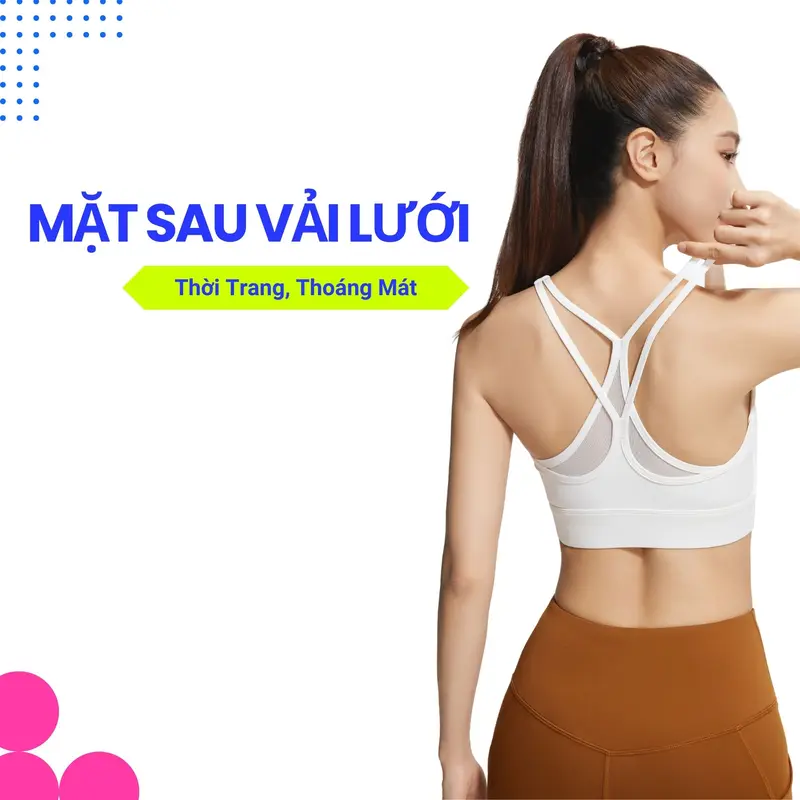 Sport Bra Cao Cấp Phản Quang Tôn Dáng Siêu Đẹp Dây Chéo Có Mút Co Giãn - Tập Yoga, Chạy Bộ, Tập Gym Sport 2