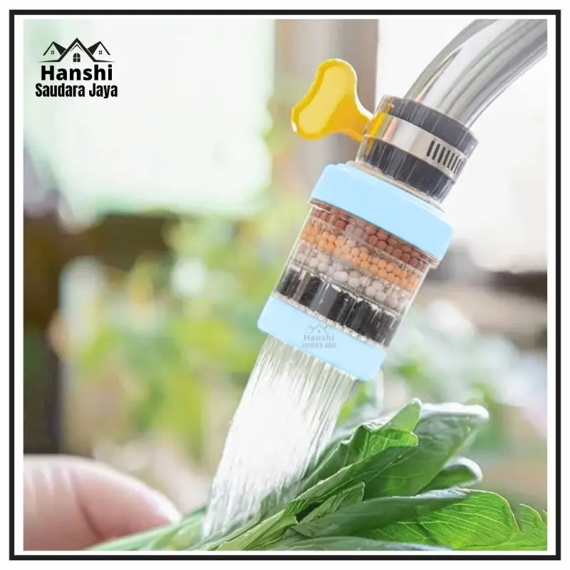 Saringan Air Kran Filter Sambungan Keran Wastafel Dengan 4 Lapis Penyaring Water Filter Karbon 1