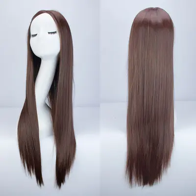 Wig Full Lace Rambut Wanita Panjang Lurus Mid-hair / Wig Long Straight Hair Smooth Beautiful 3