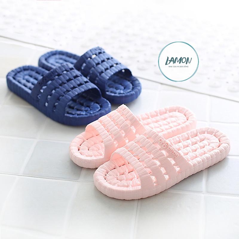 ❌Hàng Có Sẵn❌ Dép Đi Trong Nhà , Nhà Tắm , Văn Phòng Dáng Lỗ Siêu Bền, Siêu Nhẹ Chống Trơn Trượt 1899 Lamon Store Hoa Slipper 7