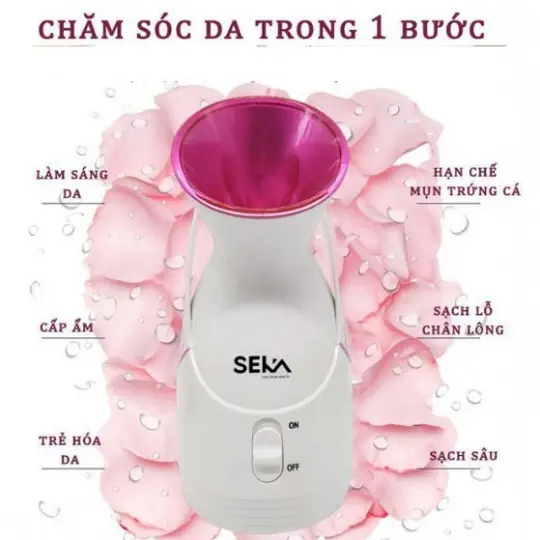 Máy xông hơi mặt Seka cao cấp công suất 280W 55ml giữ ẩm, làm sạch, se khít lỗ chân lông 2