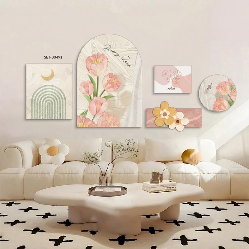 Set 5,6 Tranh Dán Tường Trang Trí Phòng Ngủ, Spa, Shop Thời Trang, Cô Gái Nghệ Thuật, Decor Hiện Đại