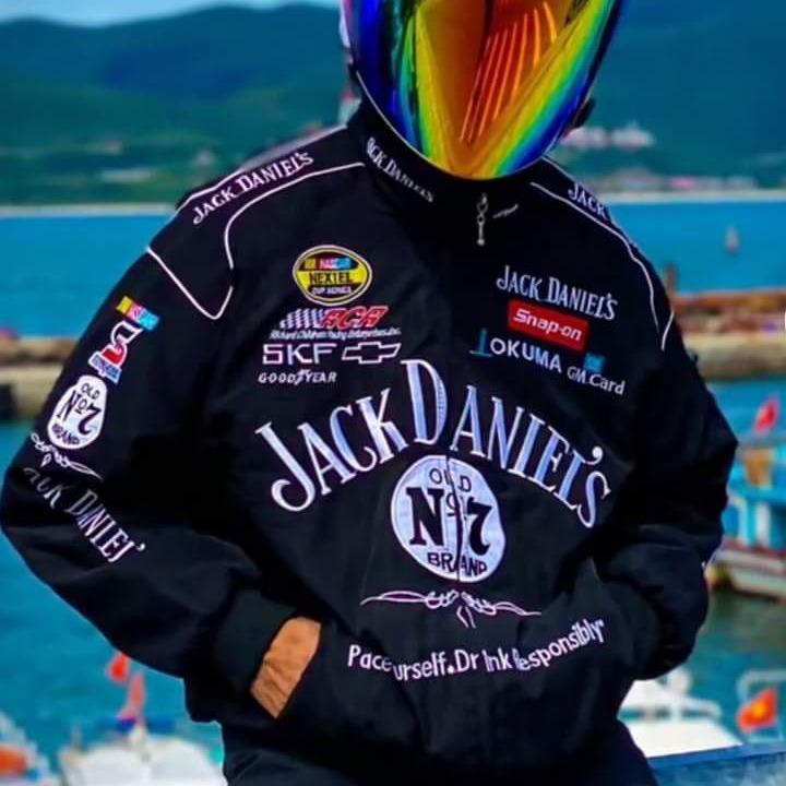 Áo Khoác Dù Nam Nữ Jack Daniels Racing Boy In 4D Dành Cho Phượt Thủ (Anh Em Miền Tây) Siêu Ngầu 2023