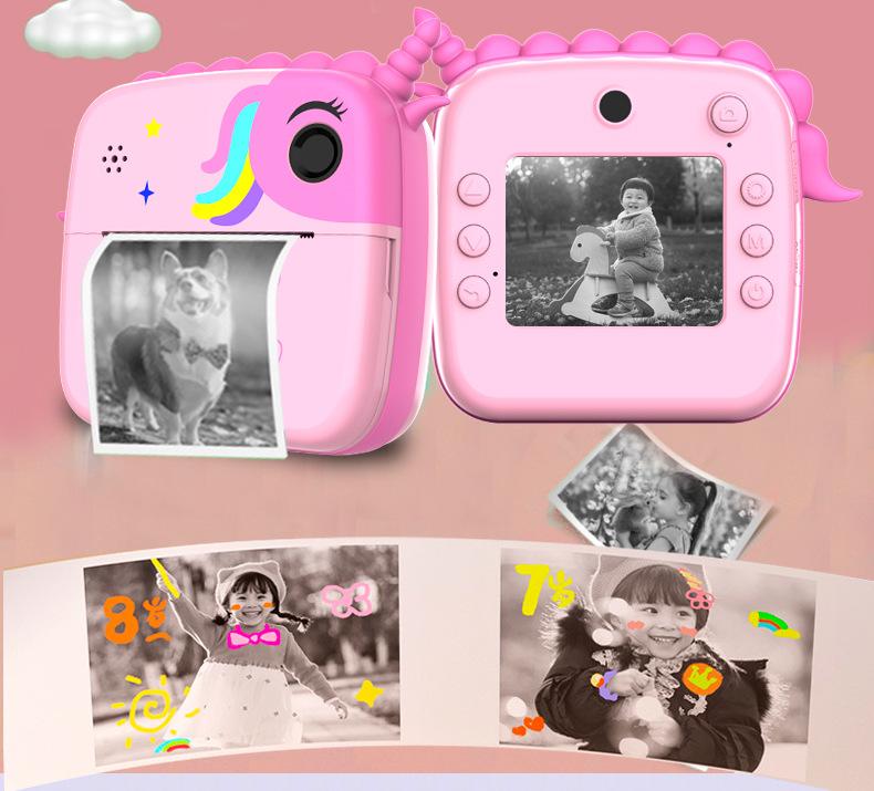 Product Introduction of Polaroid Children's Camera HD Photo Printing Mini Digital Camera Cross-Border Source Manufacturers Send On Behalf 7
