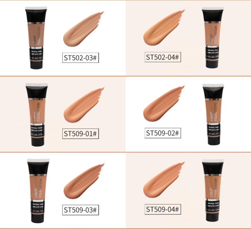 Product Introduction of Exclusive for Cross-Border Moisturizing Brightening Concealer Foundation Natural Long Lasting Oil Control BB Cream Waterproof Smear-Proof European and American Shading Powder 8