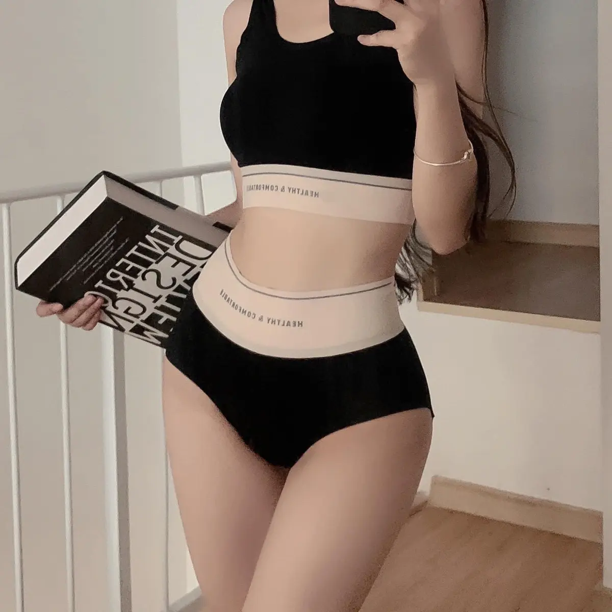 89k/  COMBO 5 Quần lót nữ cạp cao 5cm, Quần lót đúc su không đường may cao cấp Sexy CHIPNU05