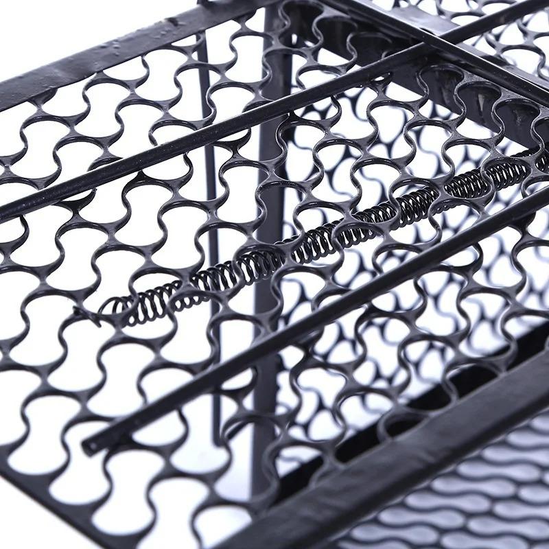 Product Introduction of Smart Self-locking Mousetrap Safe Firm Iron Net Household Mouse Catcher Metal Reusable Humane Indoor Outdoor Rat Trap Rat Cage 5