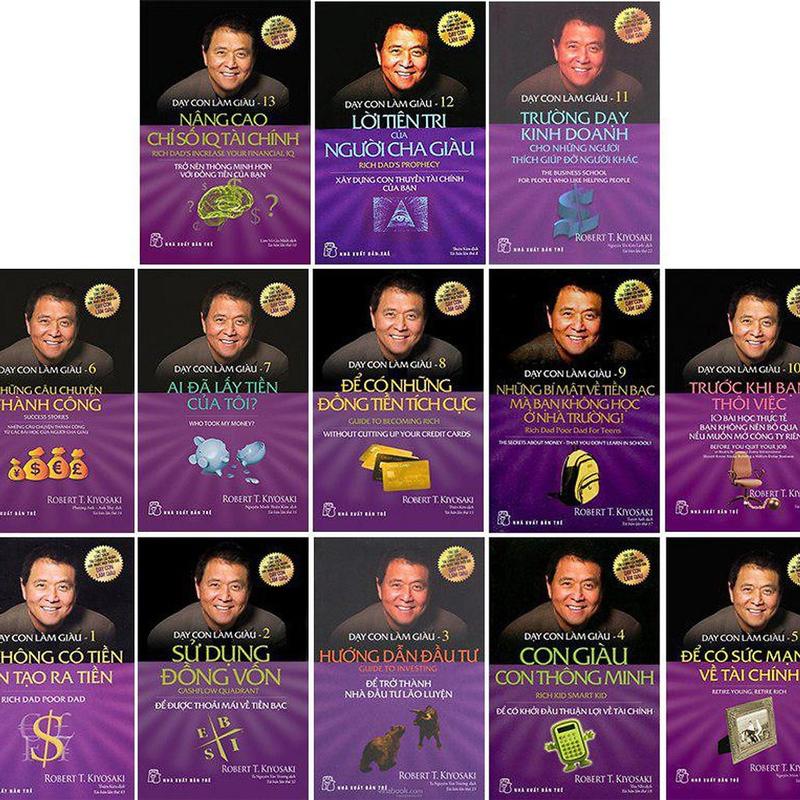 Sách - Dạy Con Làm Giàu (13 tập)