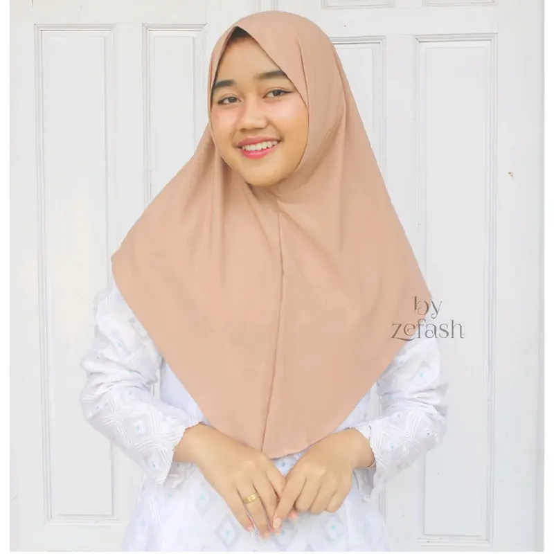 jilbab instan oval jersey premium bergo malay syiria tanpa pet hijab instant non ped menutup dada khimar daily kerudung sport syari sekolah olahraga sehari hari Muslim 3