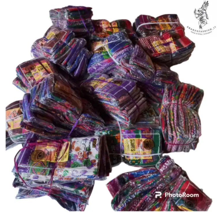Paket Usaha 12 Pcs Kerudung Segiempat CTS Scarfs Slayer Nenek Jadul Segiempat Kecil Muslim 6