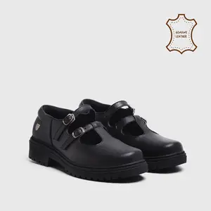 Adorable Projects - Onda Oxford Genuine Leather Black - Sepatu Wanita