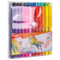 Gambar Deli Bundle Edisi Valentine /  1set Crayon 24 warna, 1set Spidol 24 Warna / VAL2022-10 Stationery - Warna dari Deli.Indonesia Kab. Tangerang 3 Tokopedia