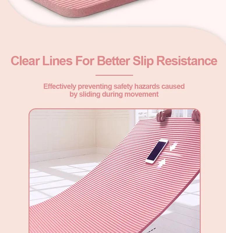 Product Introduction of 20MM NBR Yoga Mat Non Slip Thick & Soft Comfortable for Exercise 1