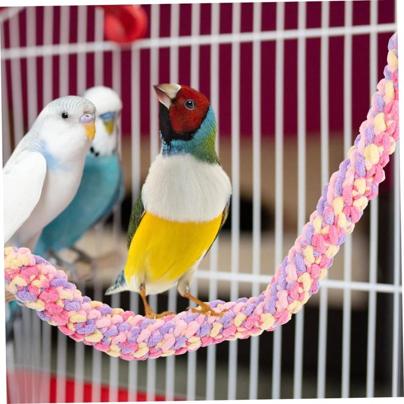 Product Introduction of HG 1PC Totority Hammock Swing Ferret Toys Sugar Glider Toys, Hamster Toy Cage Rat Rope Toy Sugar Glider Toy Bird Rope Perch Swing Toy for Climbing/Exercising Hammock Swing Ferret Toys 14