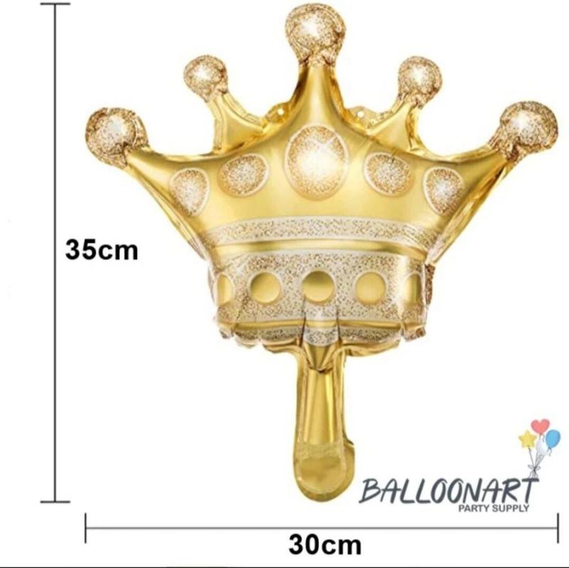 Product Introduction of Crown King Mini Balloon Foil/Balon Mahkota Raja Kecil/Mini Foil Birthday 2