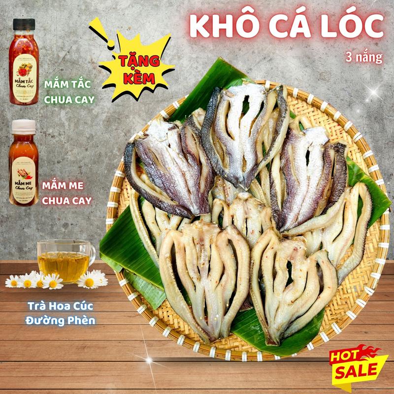KHÔ CÁ LÓC ĐỒNG THÁP - Tặng Mắm Me hoặc Mắm Tắc - KHÔ 3 NẮNG VỊ VỪA ĂN RẤT NGON - Vựa Khô Nhà Gà FOOD