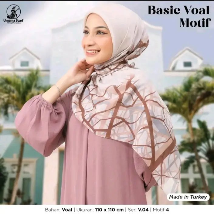 Aneka Jilbab Premium / Pashmina Silk Muslim Turki Voal Katun Kerudung 5