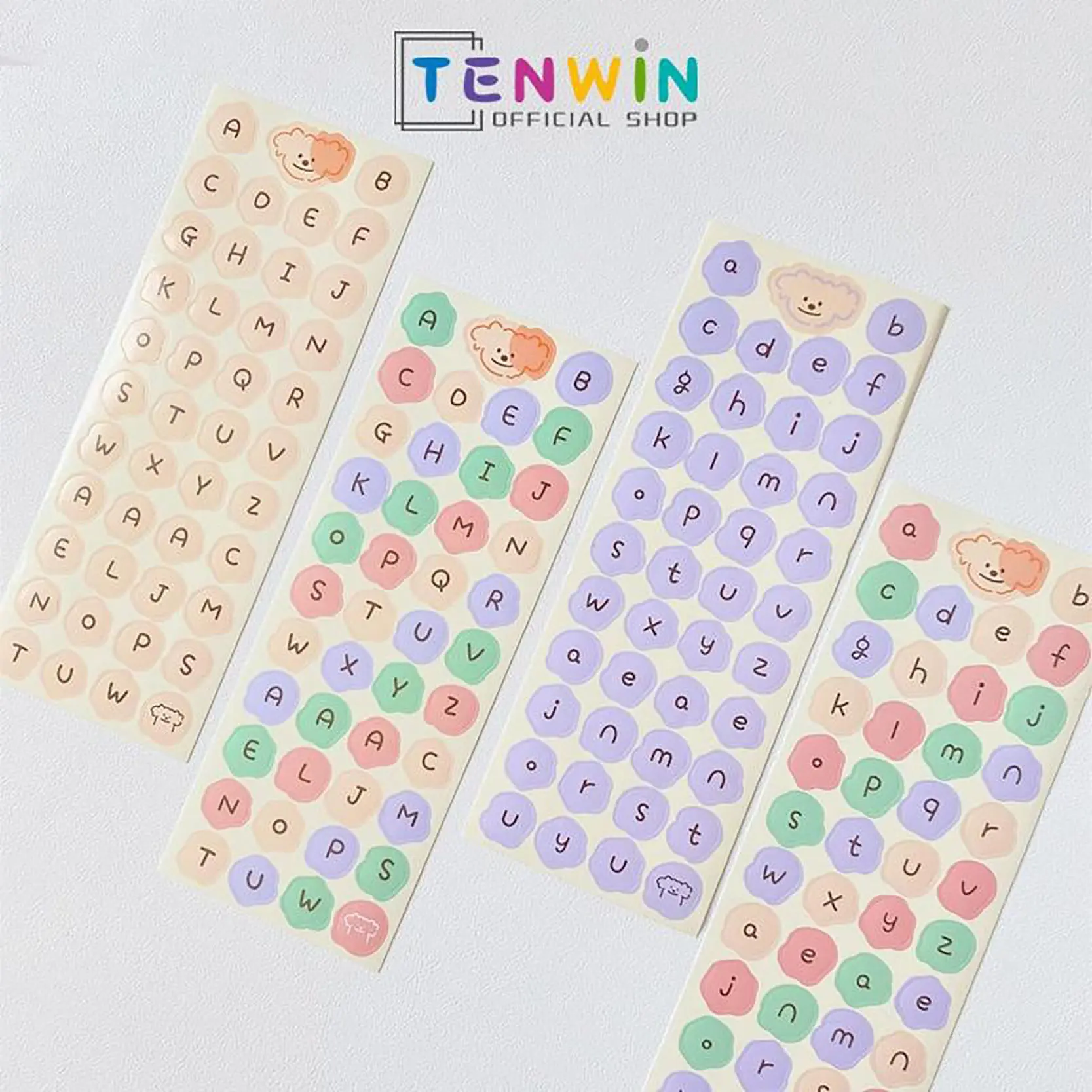 Sticker/ Stiker alfabet /DECORATION DECO / DECO STICKER / STICKER AESTHETIC-Tenwin
