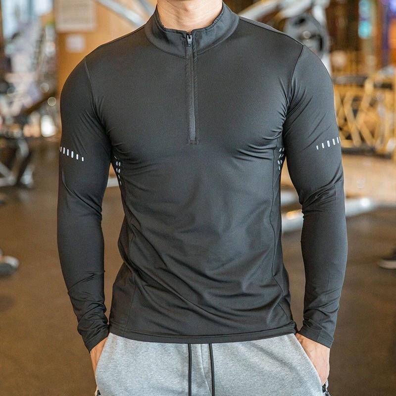 Áo thể thao nam dài tay, áo bơi, áo tập gym, áo tập thu đông chất liệu thun dày dặn Sport Top Tập Thể Dục