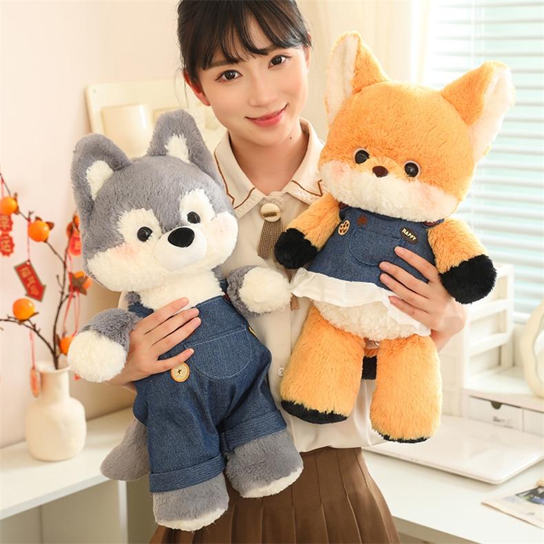 Đồ Chơi Sói Xám Cáo, Dễ Thương, Thiết Kế Mèo Con Ngủ, Búp Bê Rừng, Thích Hợp Làm Quà Tặng Sinh Nhật Cho Bé Gái 8